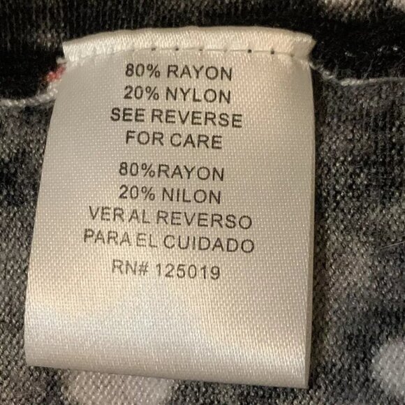 Joseph A. Sz Medium. Cardigan Button Up Sweater. Rayon/nylon. 3/4 Sleeve. B86 - Picture 5 of 5